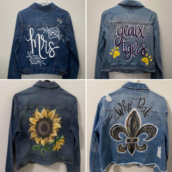 Hand Painted Jean Jackets