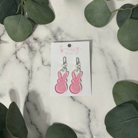 Pink Peeps - Earrings