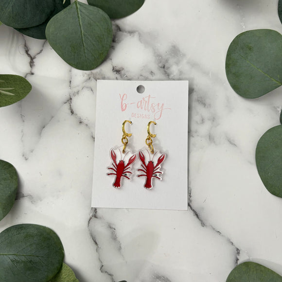 Crawfish - Earrings