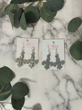 Glitter Fleur de Lis - Earrings