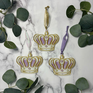 Mardi Gras Crowns - Ornament