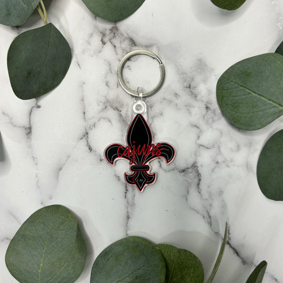 Cajuns Fleur de Lis - Keychain