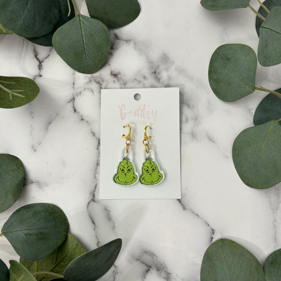 Grinch Earrings