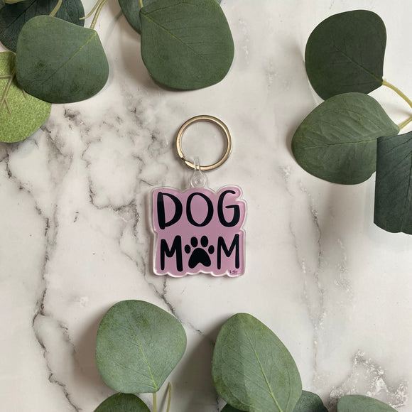 Dog Mom - Keychain