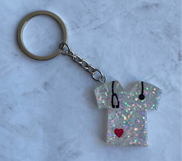 Nurse Scrubs Keychain